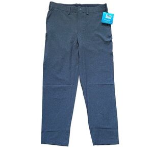 Coolibar Mens Avalos Travel Pants Size 36x30 New With Tag UPF 50+ Gray Grey